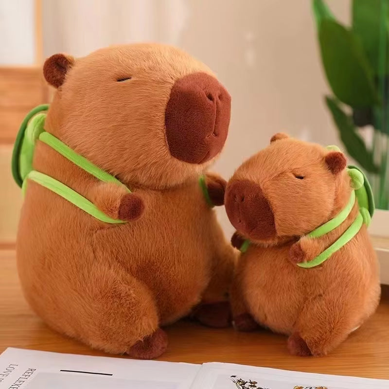 Simulation Fries Capybara Plush Toy Cloth Doll Cute Doll Capibara Anime Fluffty Toy Soft Capybara Plush Doll 