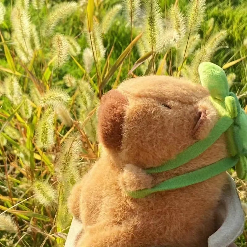 Simulation Fries Capybara Plush Toy Cloth Doll Cute Doll Capibara Anime Fluffty Toy Soft Capybara Plush Doll 
