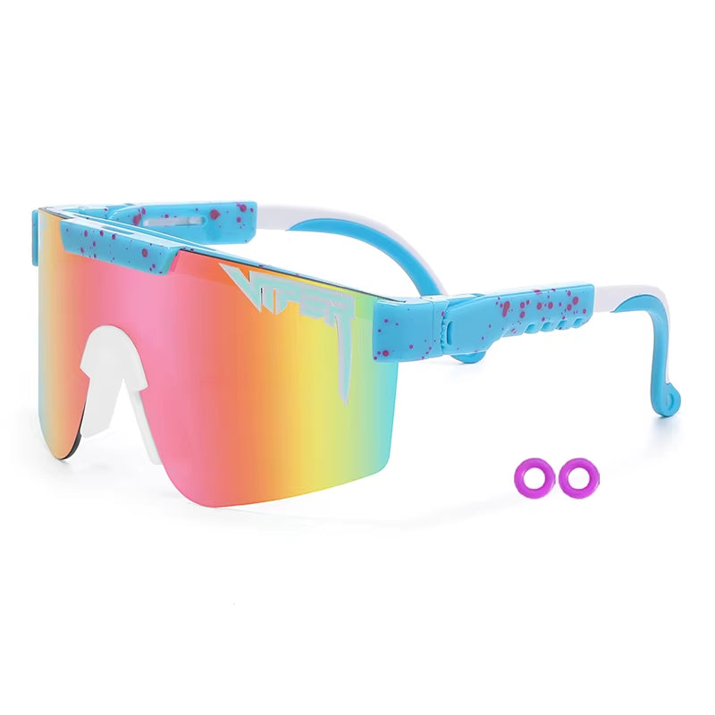 Youth Pit Viper Cycling Sunglasses Boys Girls Sports Glasses Outdoor Fishing Goggles MTB Bike Bicycle Eyewear UV400