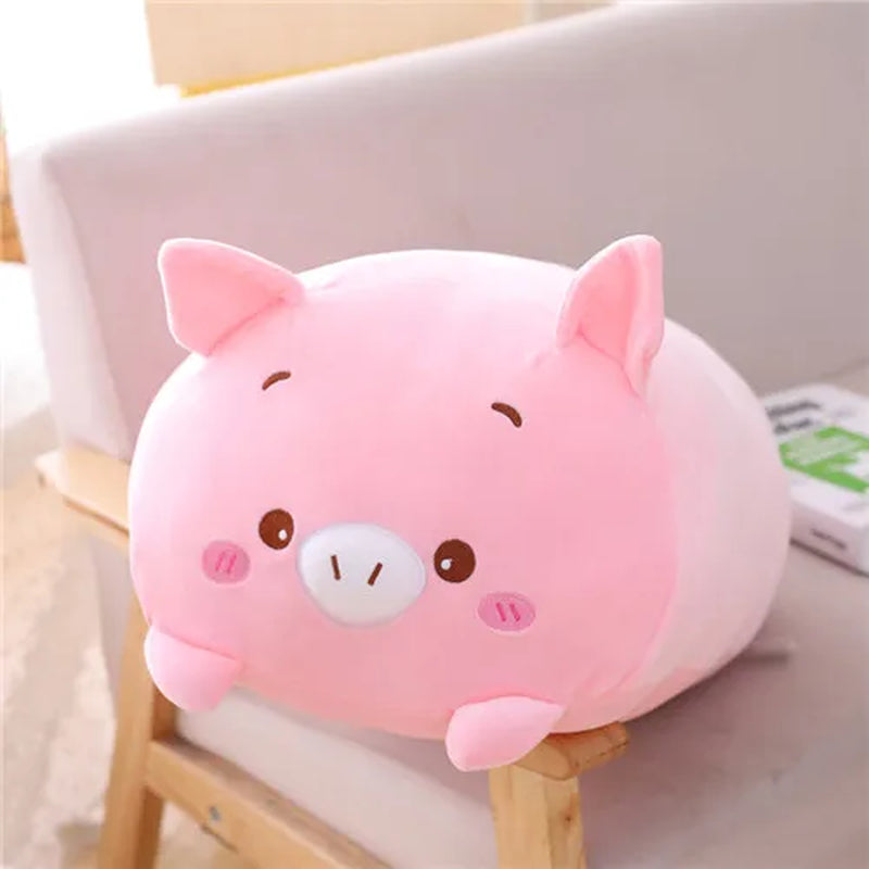 Animal Sweet Dinosaur Pig Cat Bear Plush Toy Soft Cartoon Panda Hamster Elephant Deer Stuffed Doll Baby Pillow Gift