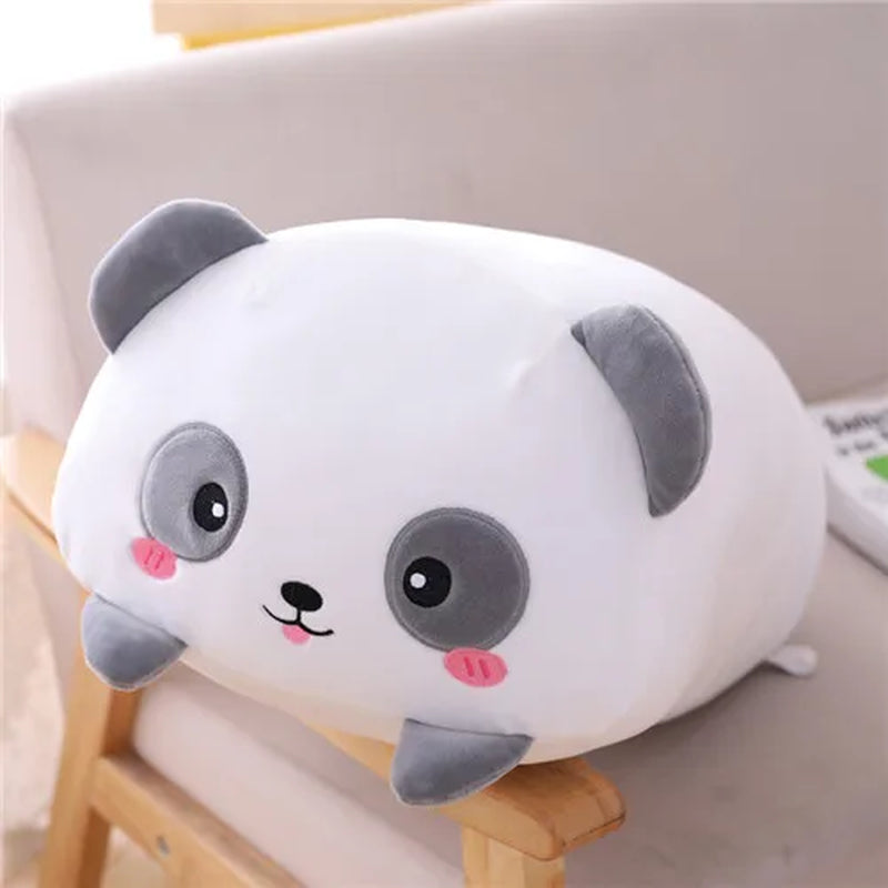 Animal Sweet Dinosaur Pig Cat Bear Plush Toy Soft Cartoon Panda Hamster Elephant Deer Stuffed Doll Baby Pillow Gift