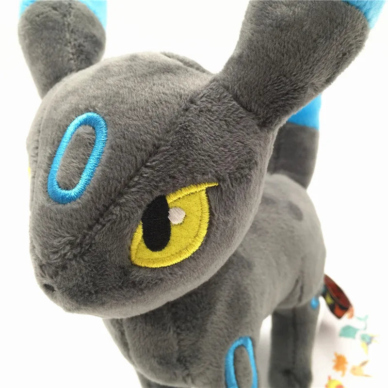 20CM Blue Black Umbreon Plush Doll Stuffed Toy Kawaii Cartoon Animal Christmas Gift