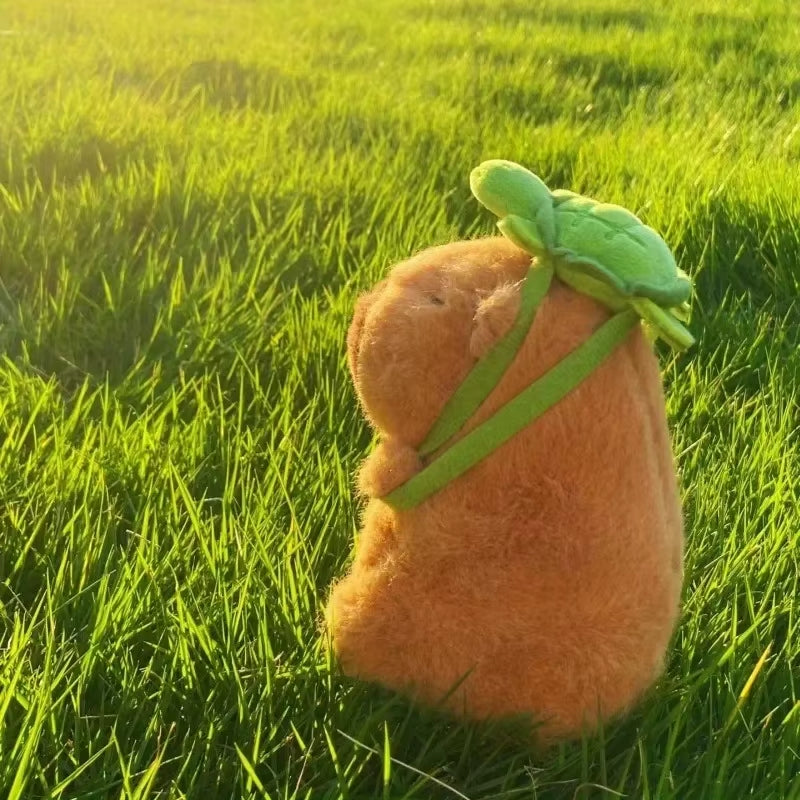Simulation Fries Capybara Plush Toy Cloth Doll Cute Doll Capibara Anime Fluffty Toy Soft Capybara Plush Doll 