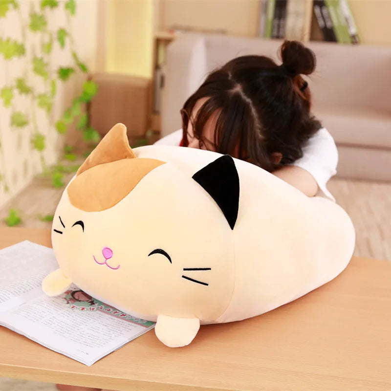Animal Sweet Dinosaur Pig Cat Bear Plush Toy Soft Cartoon Panda Hamster Elephant Deer Stuffed Doll Baby Pillow Gift